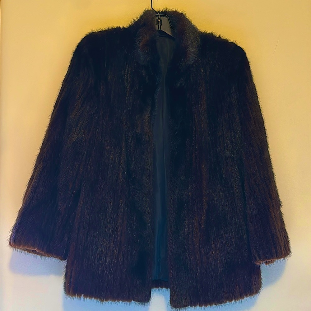 Real Mink Fur Coat